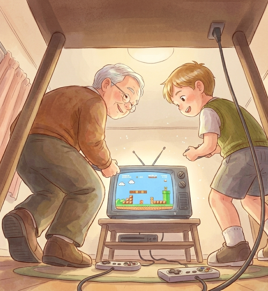 grandpaTVscene